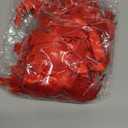 Taiyin 200 Pcs Twist Tie Bows 2.6'' mini Satin Ribbon Bows for Treat Bags Crafts, Gift Wrapping, Candy Bags, Christmas, DIY, Wedding, Party Present Decoration (Red)