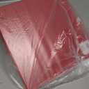 Samsill Durable 4 Inch Binder, Locking D Ring Binder, Customizable Clear View Cover, Red, Single, Holds 775 Pages