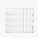 1888 Mills 625 GSM Premium 100% Cotton Bath Towels – Pack of 4 Luxury Bath Towel Set, Super Soft & Highly Absorbent – Quick-Dry Plush Texture for Bathroom, Spa & Gym Use