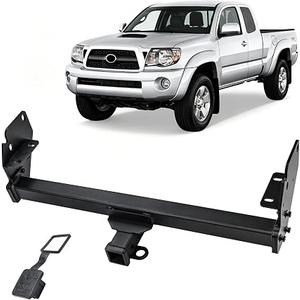Class 3 Trailer Hitch, 2" Receiver 2005-2015 Toyota Tacoma,13323 | Autekcomma Tow Hitch, Multi-Fit Hitch to Receive Ball Mount, Cargo Carrier,Bike Rack. Tow Hook Black Matte.