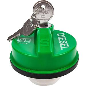 10591D Locking Diesel Gas Cap, Fuel Cap For Chevy Silverado Express C3500 K3500, Dodge Ram 3500 W350 D350, Ford F-250 E-350, GMC Sierra Savana. Replaces# 9MGC791, MGC791, 10591