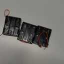 Pack of 3 3 AA Battery Holder with Leads, 3 AA Battery Holder with Wires