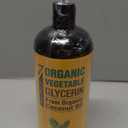 Seven Minerals, Organic Vegetable Glycerin - Big 32 fl oz Bottle - No Palm Oil, Made with Organic Coconut Oil - Therapeutical Grade Glycerine for DIYs - Hair, Nails & Skin Moisturizer - Non-Gmo