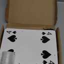 54 Pcs Wonderland Tea Party Decoration 11 x 8 in Cards Hanging Banner Wonderland Garlands Banner Background for Baby Shower Birthday Supplies Fairytale Garden Tea Party Decorations (Poker Cards)