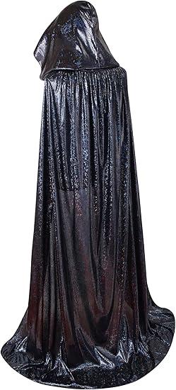 Hooded Cloak Cape For Christmas Halloween Cosplay Costumes  Size M