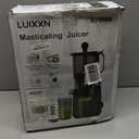 Cold Press Juicer, 5.8" Wide Feed Chute Juice Extractor Machine with 400W, High Juice Yield, Slow Masticating Juicer for Whole Vegetables & Fruits, Light Grey