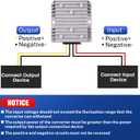 DC 5V Boost to 12V 5A 60W Power Converter, Step Up Converter for Solar Panels, Golf Cart and Other Vehicles