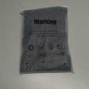 Molasus Women's Cotton Underwear High Waisted Full Coverage Ladies Panties (3X-Large, Black)