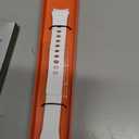 Bandletic No Gap Band Compatible With Galaxy Watch 6 band - Magnetic Silicone Band for Samsung Watch 7 5 4 FE 40mm 44mm/for Galaxy Watch 6 4 Classic 43mm 47mm 42mm 46mm/Watch 5 Pro 45mm, White/Pink