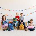 Wildkin Quilted Kids Nap Mat Soft Microfiber with Pillow & Elastic Straps for School & Travel