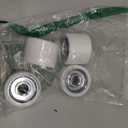 Bont Ultraglide Indoor Roller Skate Wheels, 63mm x 44mm 96A, Speed, Jam & Rink Skating, Aluminum Hub (White,4-Pack)