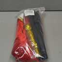 CosInStyle 3 Pieces Halloween King Prince or Queen Robe Red Cloak Cape Crown Wand Costume Set with King Crown Headband