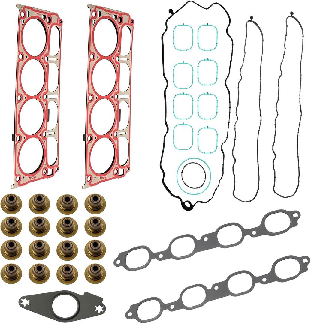 HGS3244 Cylinder Head Gasket Kit for Chevrolet Corvette Silverado 1500 Camaro Suburban Tahoe for GMC Sierra 1500 Yukon Yukon XL 2014-2021 6.2L V8 OHV Naturally Aspirated L86 L94 LT1, 12700877