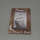 Nana Gift, Mother's Day Gift for Nana Grandma Mom, Nana I Love You to The Moon and Back Photo Frame, Holds 4 x 6 Inch Photo, Farmhouse Wooden Picture Frame Gift, Beautiful Nana Photo Frame Gift