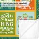 Gardening Gifts for Women,Plant Blanket Gifts for Plant Lovers,Gardening Blanket Gifts for Gardeners Woman,Plant Lover Gifts for Mom Sister Daughter,Plant Lady Gifts Ideas(80X60)