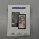 Vlog Selfie Monitor Screen iPhone, 4K 60fps Recording, Wireless Screen Mirroring with Remote Control, Magnetic Fixation, 180 Rotation, 3 Levels of Brightness, Compatible with iPhone & Android (Black)