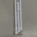 White Tension Curtain Rod for Windows 28 to 48 inch, Adjustable Expandable Pressure Spring Curtain Rod No Drilling, 7/8" Curtain Rod for Bedroom Doorway Closet Door