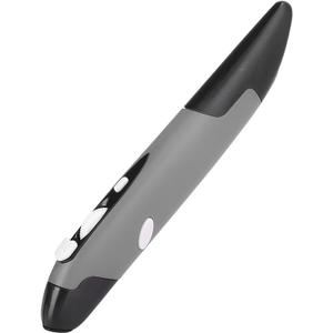 Wireless Optical Pocket Pen Mouse,USB Wireless Optical Pen Mouse USB Computer Stylus Pc Parts Wireless 2.4g Mouse Pen(Grey) (Gray)