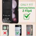 Shorogyt for Samsung Galaxy Z Flip 4 Wallet Case with Card Holder - Designer Space Pattern Kickstand Clasp Back Flip Folio Leather Phone Cases for Z Flip 4 for Women Men Girls