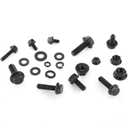 Mr. Pen- Nuts and Bolts Assortment Kit, 272 pcs, Black Carbon Steel, Grade 10.9, M6, M8, M10(12mm to 30mm), Flange Hex Head Metric Assorted Nuts and Bolts