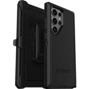 OtterBox Samsung Galaxy S24 Ultra Defender Series Case - Black, Rugged & Durable, with Port Protection, Includes Holster Clip Kickstand