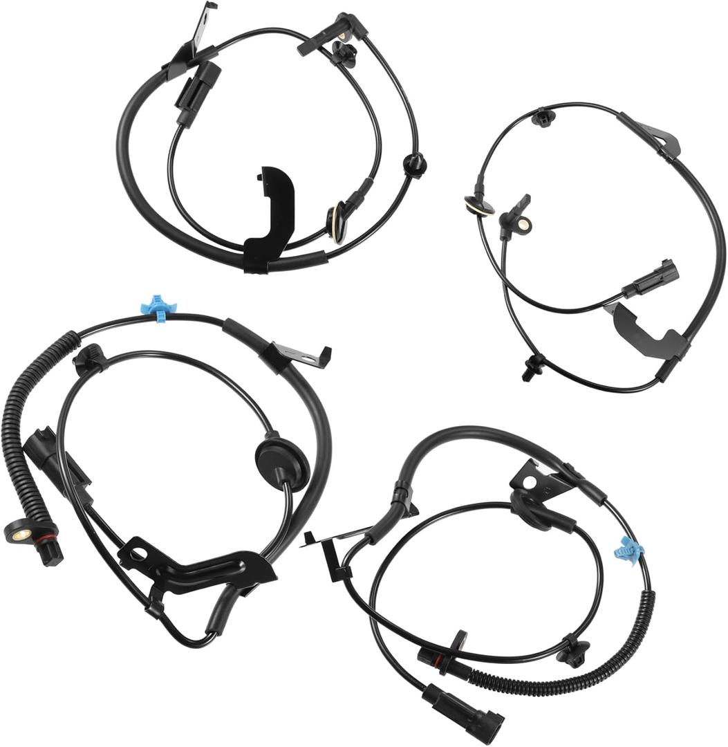 Motoforti 4pcs 56029338AB 56029338AC ABS Wheel Speed Sensor Front Rear for Chrysler 200 2011-2014 for Chrysler Sebring 2007-2010 for Dodge Avenger 2007-2010 Long-lasting