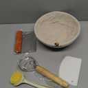 Superbaking Banneton Bread Proofing Basket, Sourdough Bread Baking Supplies, Round 9 Inch Sourdough Starter Kit, Proofing Basket for Baking, Bread Making Supplies Tools, Banneton Basket Gift Set