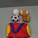 KMUYSL Baby Toys 0-12 Months, My First Sports Bag Plush Toy - 4 Sensory Balls Soft Toys with Crinkle, Rattles for 0-3-6-9-12 Month Newborn Infant, 1st Birthday for Babies Boys Girls Age 1