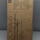 Shoe Cabinet Storage, Farmhouse Freestanding Organizer with 2 Flip Drawers and 4 Wooden feet, Narrow Shoe Rack Cabinet for Entryway, Foyer, Hallway, Walnut