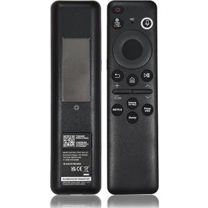 BN59-01455A VG-TM2360S Solar Voice Remote Compatible with Samsung NEO QLED Crystal UHD OLED S95C, LS03D, Q60, Q70, Q80, QN85, QN90 Smart TV, with Bluetooth Rechargeable Solar Cell, BN59-01455A