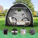 Bike Tent with Bicycle Racks Outdoor Portable Bicycle Storage Sheds with 210D Oxford 800ppm Waterproof for 2/3 Bikes, Covers Shelter for Motorcycle, Garden Tools, Lawn Mower