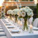 Sandraheer 48 Pack Clear Glass Cylinder Vases 5 7 9 12 Inch for Centerpiece