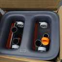 MOPALL Mop with Wringer Set for Home, Hands-Free Flat Mop and Set for Floor Cleaning and Window Wall Cleaner, Wet and Dry Mop with 61" Long Handle and 3 Microfiber Pads