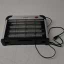 Buzbug LED Bug Zapper Indoor, 10 Years Lifespan 3 Lamps Enhance Insect Attraction, 3800V High-Voltage, Electric Mosquito Zapper, Fruit Fly Mosquito Moth Gnat Trap, Killer, Zapper -MA009 (Black)