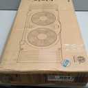 shinic Window Fan with Reversible Airflow Quiet, Twin 9" Blades, Full Remote Control, 3 Functions-3 Speeds, Bathroom Kitchen Window Exhaust Fan, Width Adjustable (From 23.5" to 37") ETL Certified