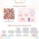 Shimmer Wall Backdrop-24 Packs Rose Gold Panels Square Sequin Backdrop for Wedding Party Photography