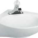 American Standard 0611.001.020 Cornice Wall-Hung Lavatory Sink, White, 1.25 Inch