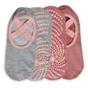 Gaiam Grippy Studio Yoga Socks for Extra Grip in Standard or Hot Yoga, Barre, Pilates, Ballet or at Home for Added Balance and Stability 1 Pack