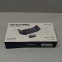 Foldable Keyboard and Mouse, Samsers Folding Bluetooth Keyboard Combo, 2.4G + BT5.0 x 2, Full-Size Portable Travel Keyboard & USB-C Rechargeable Wireless Mouse for iOS Android Windows Mac OS