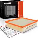 A-Premium Engine Air Filter Compatible with Toyota Models - Sequoia 2014-2022, Tacoma 2016-2023, Tundra 2013-2021, 3.5L 4.0L 4.6L 5.7L, Replace# 17801-0P100