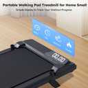 Portable Walking Pads Treadmill with Incline Handle Bar for Home