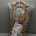 Bedford Clock Collection Honey Oak Chiming Pendulum Wall Clock