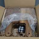 12 Packs Acacia Wood Cutting Board,12 x 6 Inch Plain Chopping Board with Handles Serving Board Wooden Kitchen Cutting Board Bulk with Rope and Plaid Ribbon for Vegetables Meat Pizza Cheese Fruit Bread