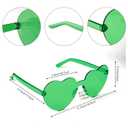 PLULON Dark Green Bob Wig and Sunglass Set, Neon Short Bob Wig Sunglass Pack Costume Colorful Cosplay Wig Hairpieces for Bachelorette Neon Party Favors, Halloween Decorations