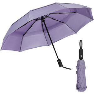 Mr. Pen- Windproof Travel Umbrella, Small Water-Resistant Automatic Folding Umbrella for Rain and Sun, Light, Compact and Portable for Women & Men, Fits Car & Backpack