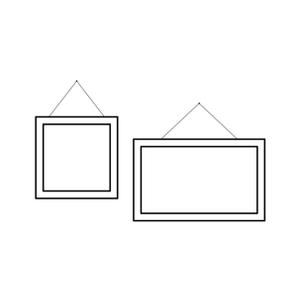 Picture frame  96"-35"
