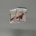 2 x Christmas Tree Decorations, Acrylic Animal Christmas Ornaments, Home Decoration, Party Decoration, Small Animals on The Moon (Moon Fox)