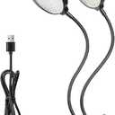 Grow Lights for Indoor Plants, Clip On Grow Lights for Indoor Plants Clip On Grow Light with Timer 45W for Indoor Plants (2 Lights)