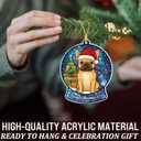 French Bulldog Christmas Ornament 2025  Frenchie Ornament for Christmas Tree, French Bulldog Gifts for Women, Dog Lovers Holiday Decoration