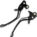 Motorcycle Brake Clutch Lever Hand Levers Fit for Harley Dyna Softail Touring Sportster 883 1200 XL Black
